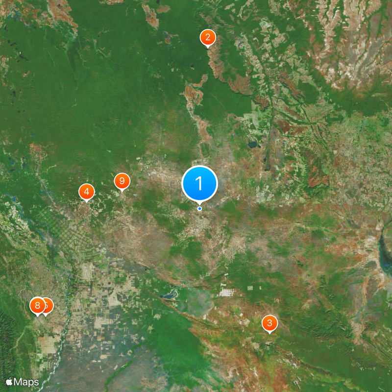 San Ignacio de Velasco Mapa