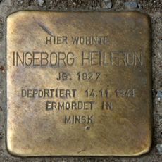 Stolperstein dedicated to Ingeborg Heilfron