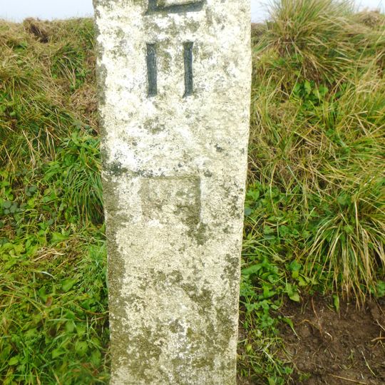 Milestone 500 Metres To West Of Hallworthy