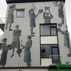 Wall painting at De Plak