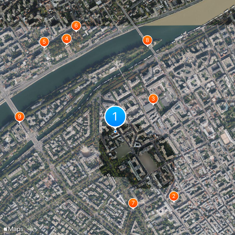 CELSA Paris Map