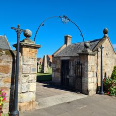 Elie, High Street, Elie Parish Church, Churchyard Gateway, Wall And Session House