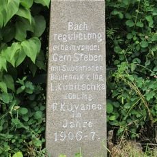 Památník regulace potoka ve Stebnu