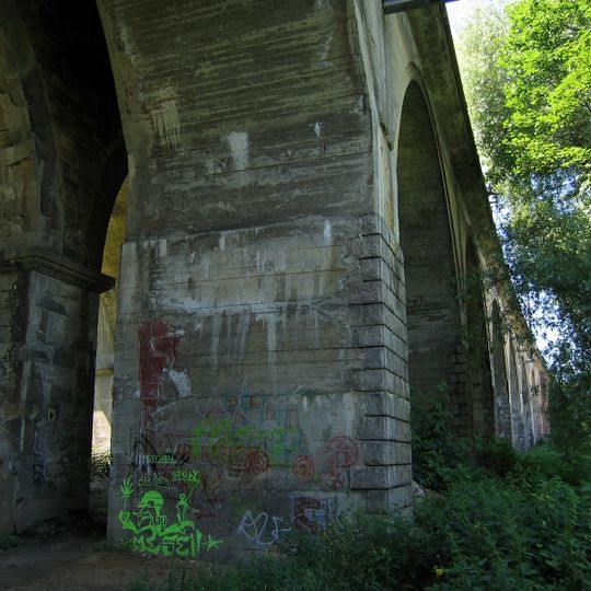 Railway bridge in Úvaly