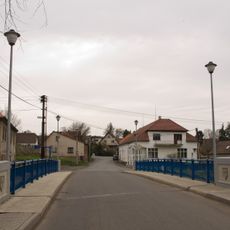Road bridge over the Červený potok in Praskolesy