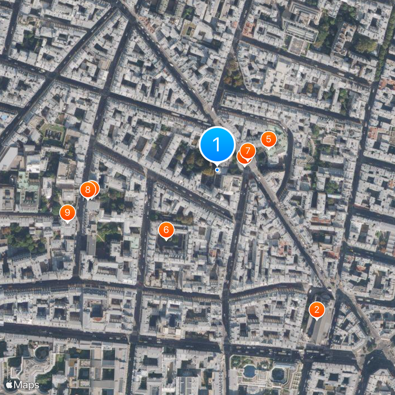 9th arrondissement of Paris Map