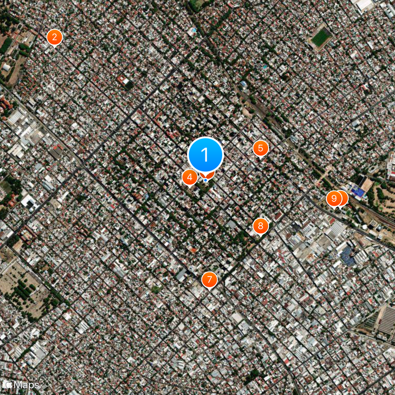 General San Martín Map