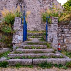 Steps, Gate Piers And Gates East Of Church Of St Paul