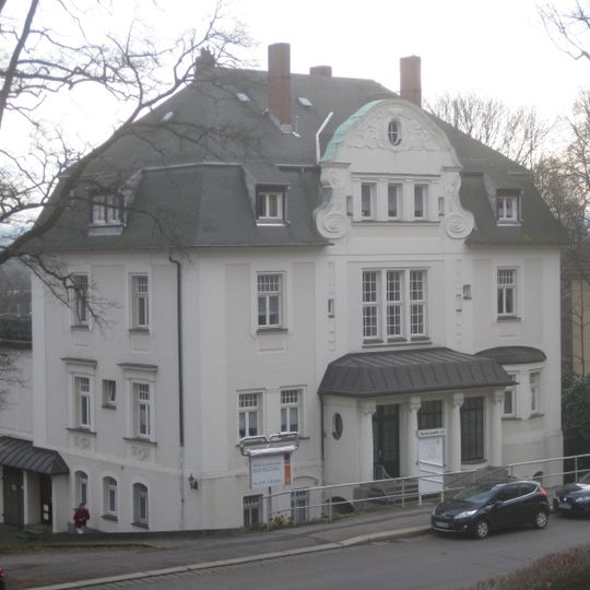 Villa mit Garten und Einfriedung Parkstraße 33