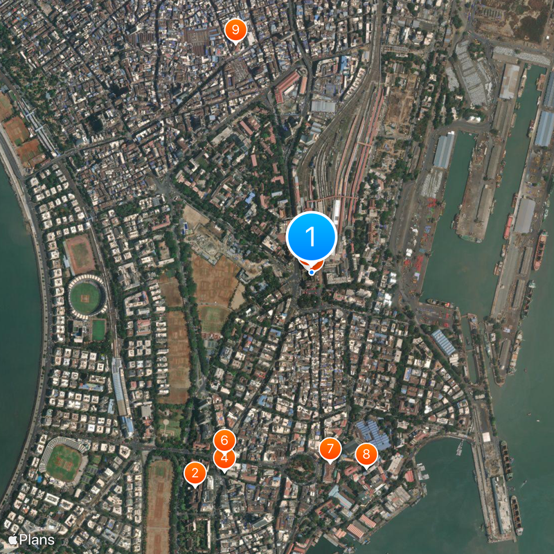 Chhatrapati Shivaji Maharaj Terminus Carte