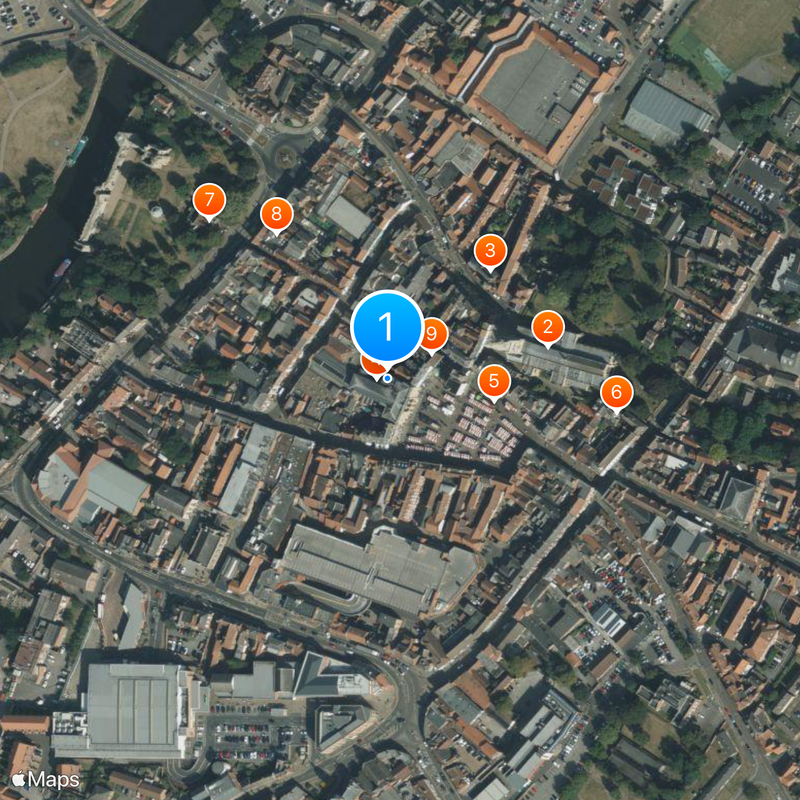 Newark-on-Trent Mappa