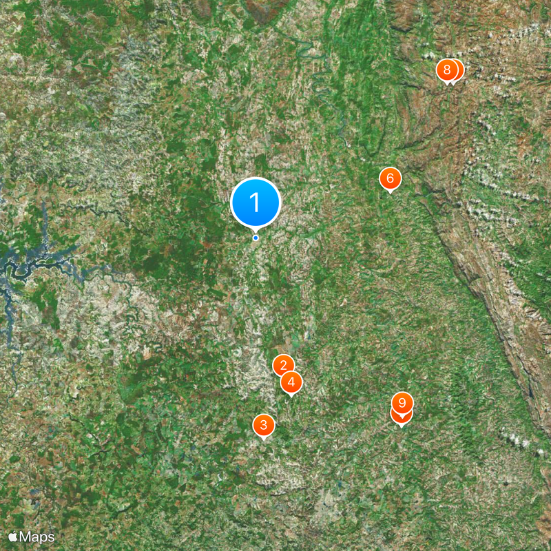 Curvelo Map