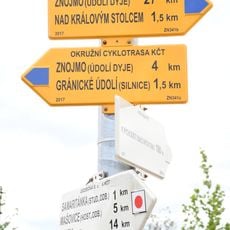 Rozcestník Znojmo Hradiště