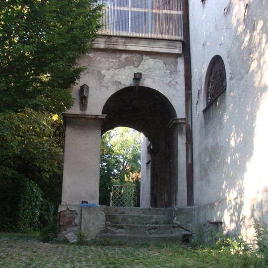 Ogród domu przy ulicy Wawelskiej 32