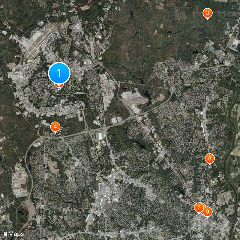 John F. Kennedy Special Warfare Center and School Map