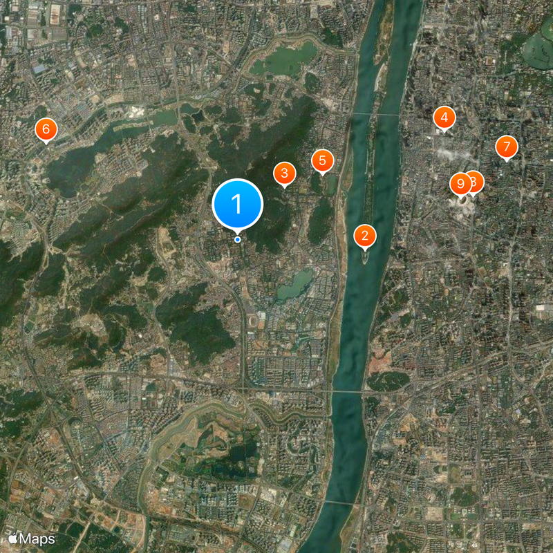 Central South University Map