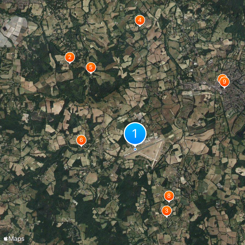 Top Gear test track Map