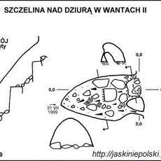 Szczelina nad Dziurą w Wantach II