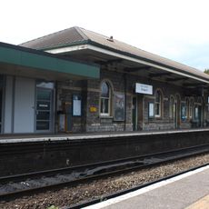 West platform building, Bridgend railway station