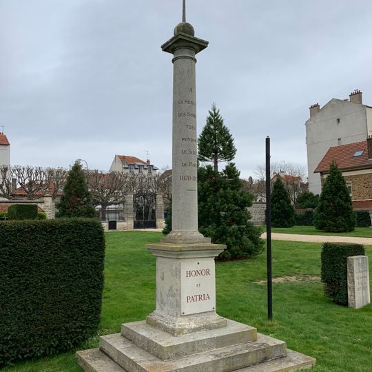 Franco-Prussian War memorial of Saint-Maur-des-Fossés