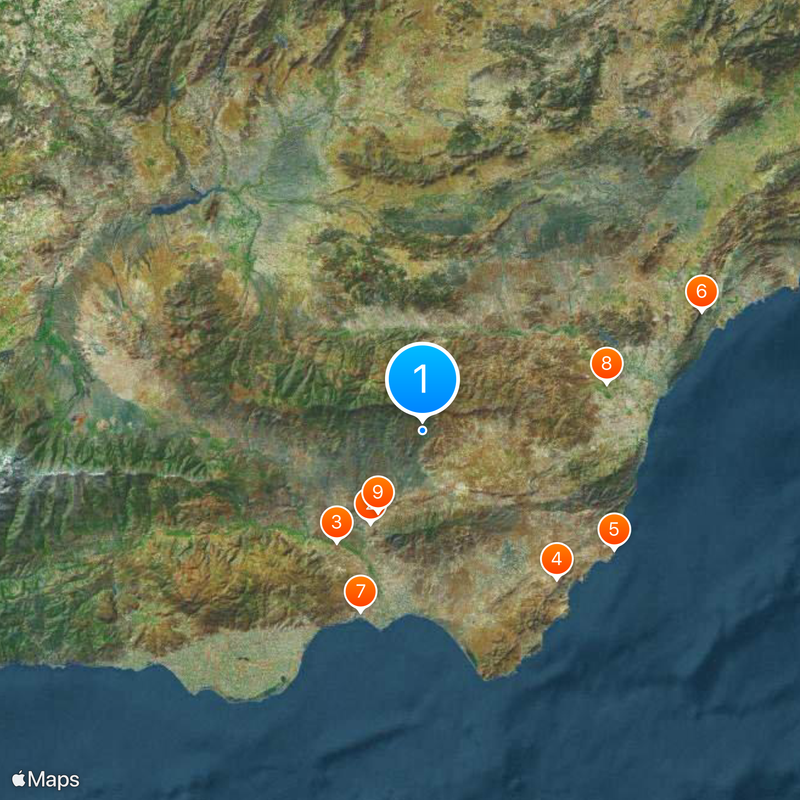 Almería Province Map