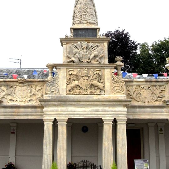 Tome Stone Under Centre Of Queen Annes Walk
