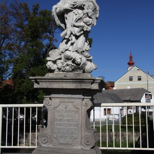 Statue of John of Nepomuk in Husinec