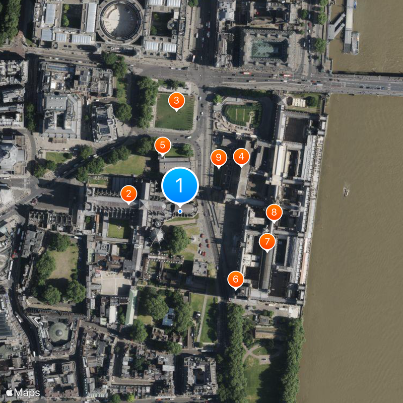 Henry VII Chapel Karte