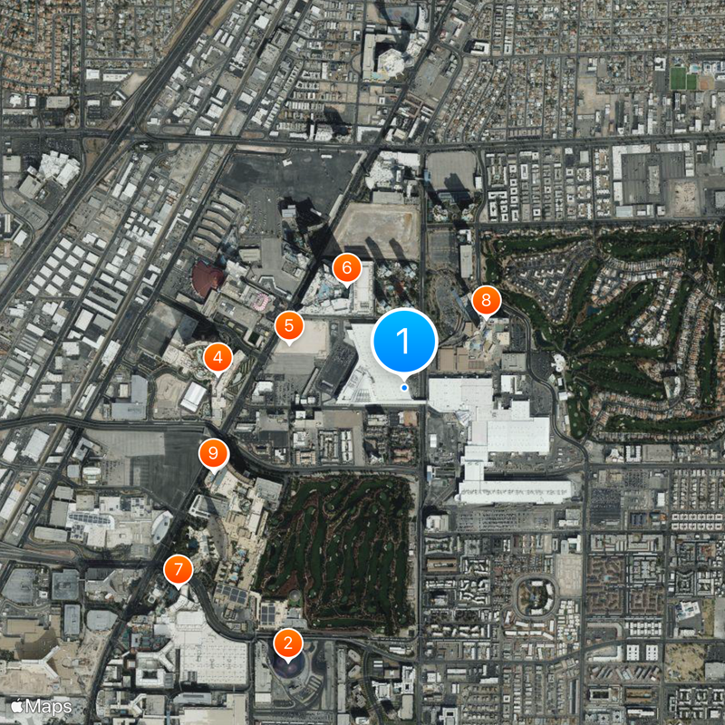 The Landmark Hotel and Casino Mapa