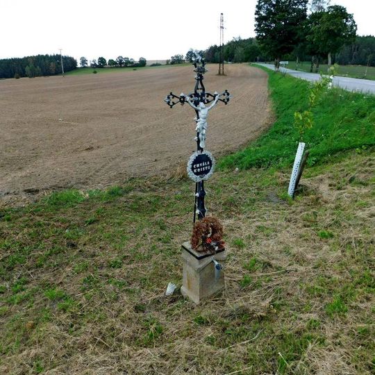 Kříž u odbočky na Lískovice