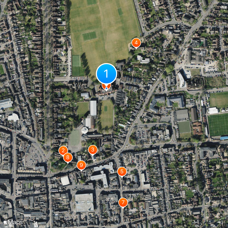 Bedford School Map