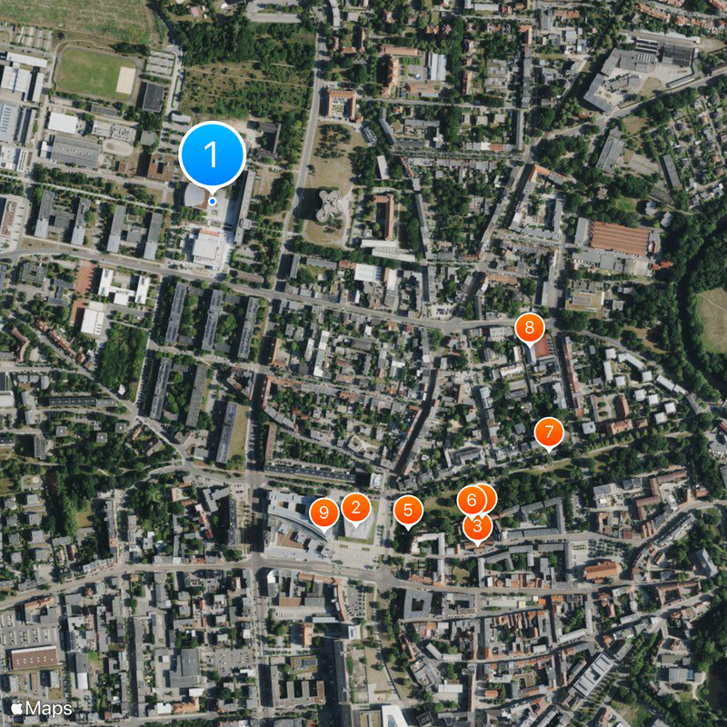 Brandenburg University of Technology Map