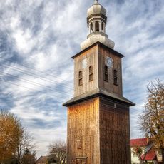 Tower of ewangelical church in Kobylin