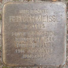 Stolperstein dedicated to Bedrich Meissl