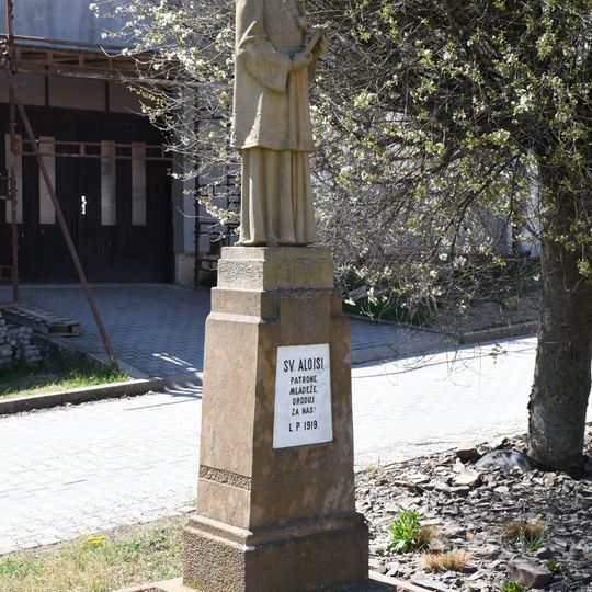 Statue of Saint Aloysius Gonzaga in Velatice