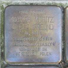 Stolperstein en memoria de Moises Moritz Seelenfreund