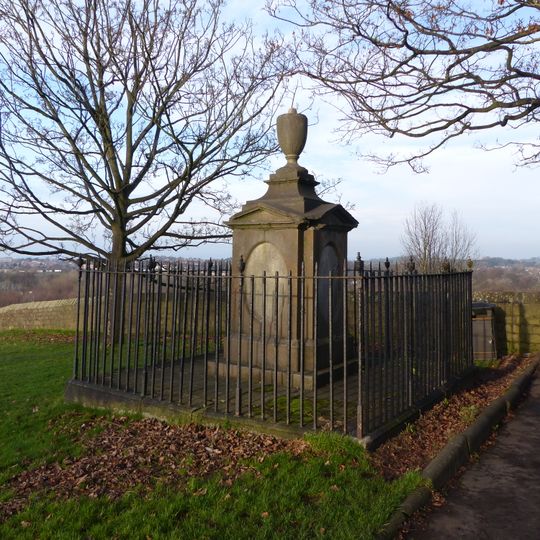 Rawlinson Memorial, approximately 13 metres north of tower of Church of St Mary