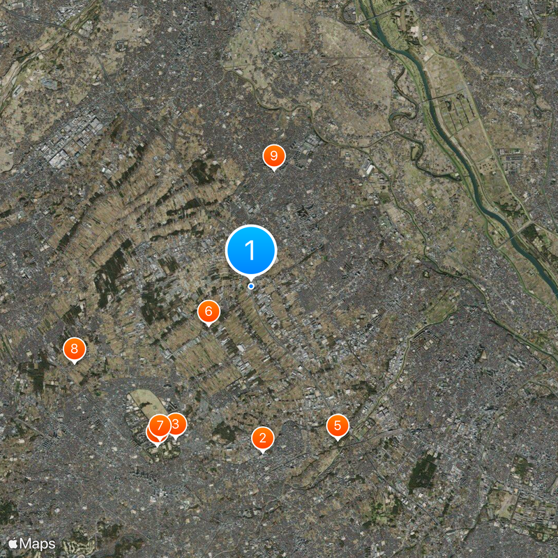Miyoshi parking area Map
