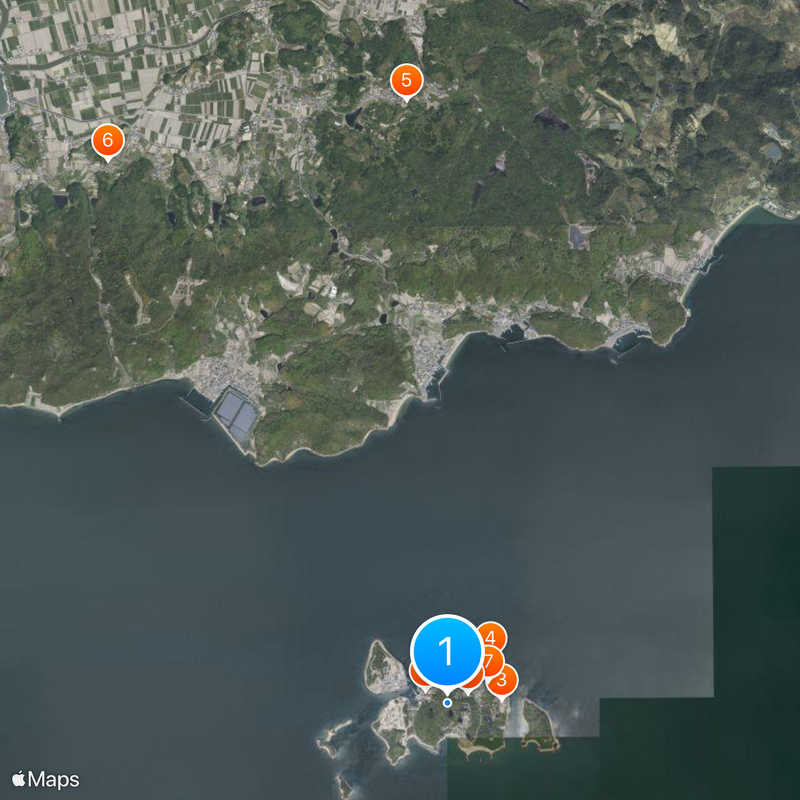 Inujima Map