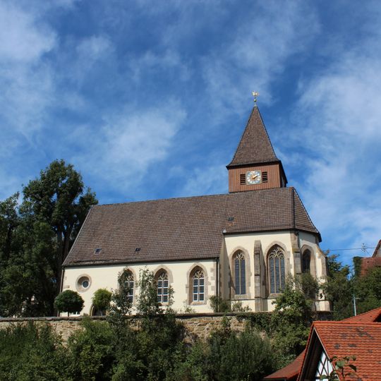 1 Esche an der Kirche