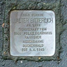 Stolperstein à la mémoire de Walter Bittlerich