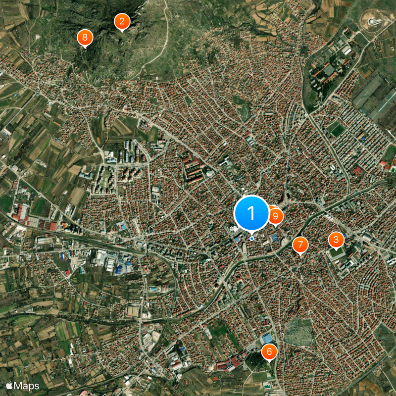 Prilep Mappa