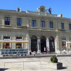 Former train station, station building