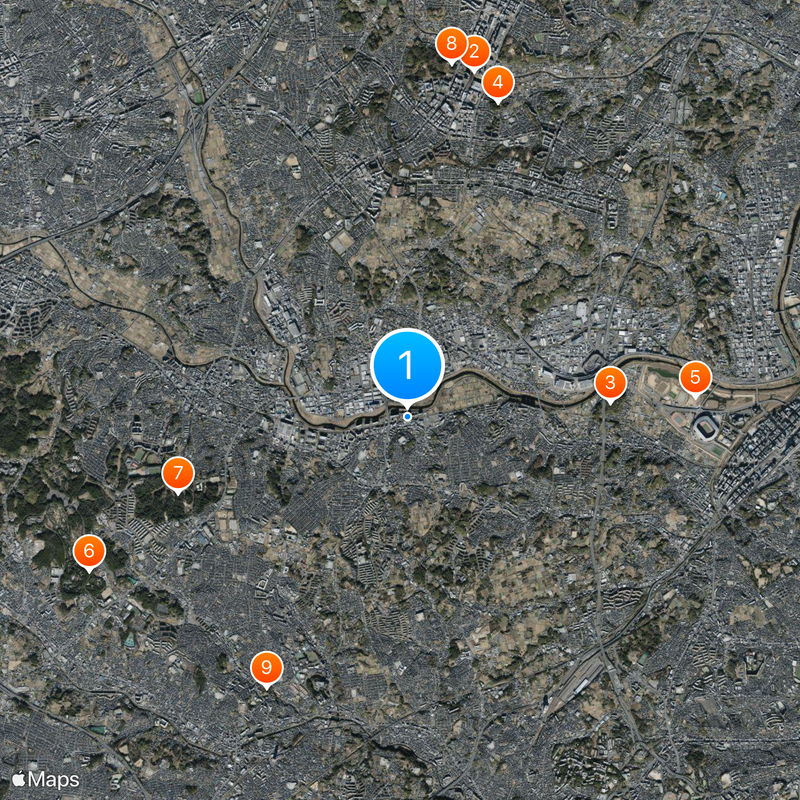 Kamoi Station Map