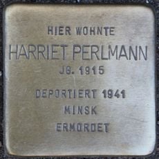 Stolperstein en memoria de Harriet Perlmann