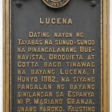 Lucena historical marker