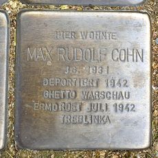 Stolperstein em memória de Martin Dr. Cohn