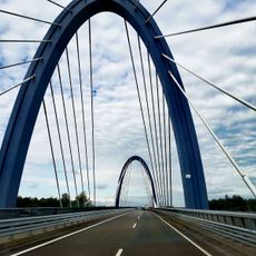 M44 motorway bridge over the river Tisza