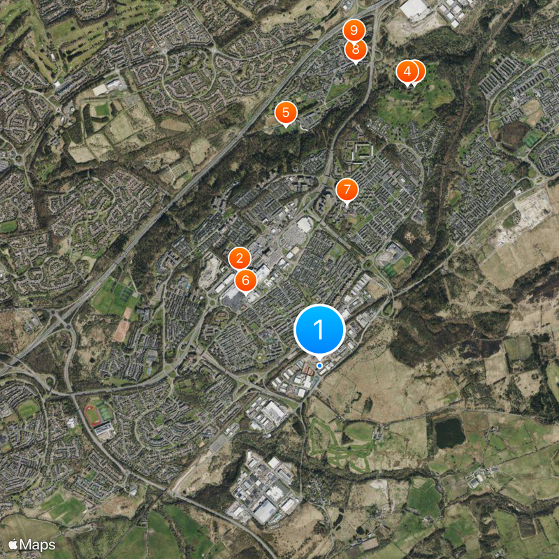 Cumbernauld Map