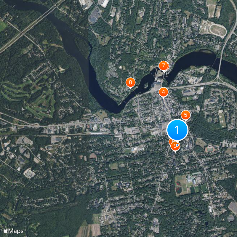 Bowdoin College Map